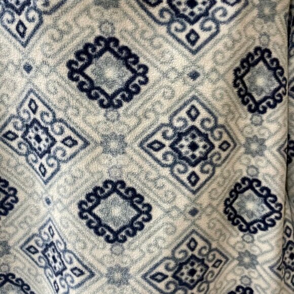 Pacsun Y2K 90’s PULLOVER FLLECE HIPPIE RETRO SZ XL BLUE(IVORY AESTHETIC CORE - Picture 15 of 15